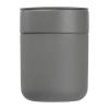 Ceramic drinking cup with silicone sleeve, 340ml