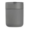 Ceramic drinking cup with silicone sleeve, 340ml