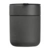 Ceramic drinking cup with silicone sleeve, 340ml