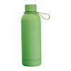 Rubberised drinking bottle with loop, 500 ml