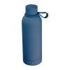 Rubberised drinking bottle with loop, 500 ml