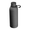 Rubberised drinking bottle with loop, 500 ml