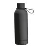 Rubberised drinking bottle with loop, 500 ml