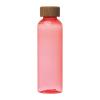 PET drinking bottle with bamboo lid, 500ml