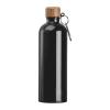 Stainless steel drinking bottle with carabiner, 75