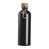 Stainless steel drinking bottle with carabiner, 75