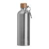 Stainless steel drinking bottle with carabiner, 75