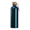 Stainless steel drinking bottle with carabiner, 75