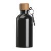 Stainless steel drinking bottle with carabiner, 40