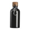 Stainless steel drinking bottle with carabiner, 40
