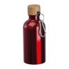 Stainless steel drinking bottle with carabiner, 40