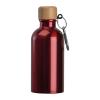 Stainless steel drinking bottle with carabiner, 40