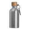 Stainless steel drinking bottle with carabiner, 40