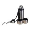 Vacuum insulated flask with cups, 1000 ml