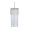 Drinking cup with straw, 660 ml