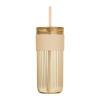 Drinking cup with straw, 660 ml