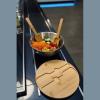 Salad bowl with bamboo lid, 2000 ml