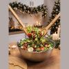 Salad bowl with bamboo lid, 2000 ml