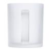 Coffee mug, transparently frosted