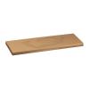 Bamboo chopping board with knife