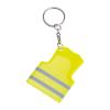 Key fob in the shape of a safety vest