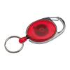 Retractable keyring with carabiner