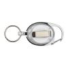 Retractable keyring with carabiner
