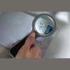 Plastic magnifier with white LED