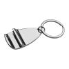 Metal keyring with bottle opener