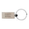 Metal keyring, rectangular
