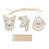 Christmas tree tag painting set