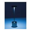 Stainless steel table lamp with rechargeable batte