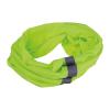 Bandana loop scarf with reflective stripes
