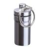 Stainless steel keychain container