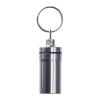 Stainless steel keychain container