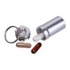 Stainless steel keychain container