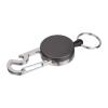Retractable keychain with carabiner