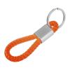 Metal keychain with cord
