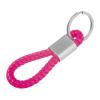 Metal keychain with cord