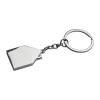 Metal keyring in house shape