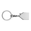 Metal keyring in house shape