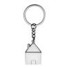 Metal keyring in house shape