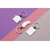 RCS recycled zinc alloy car keyring