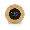 Utah RCS rplastic and bamboo LCD desk clock
