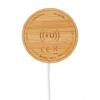 10W bamboo magnetic wireless charger