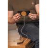 10W bamboo magnetic wireless charger