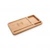 Bamboo desk organiser 5W wireless charger
