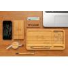 Bamboo desk organiser 5W wireless charger