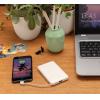 5.000 mAh Pocket Powerbank with integrated cables