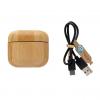 Bamboo TWS earbuds with RCS recycled plastic